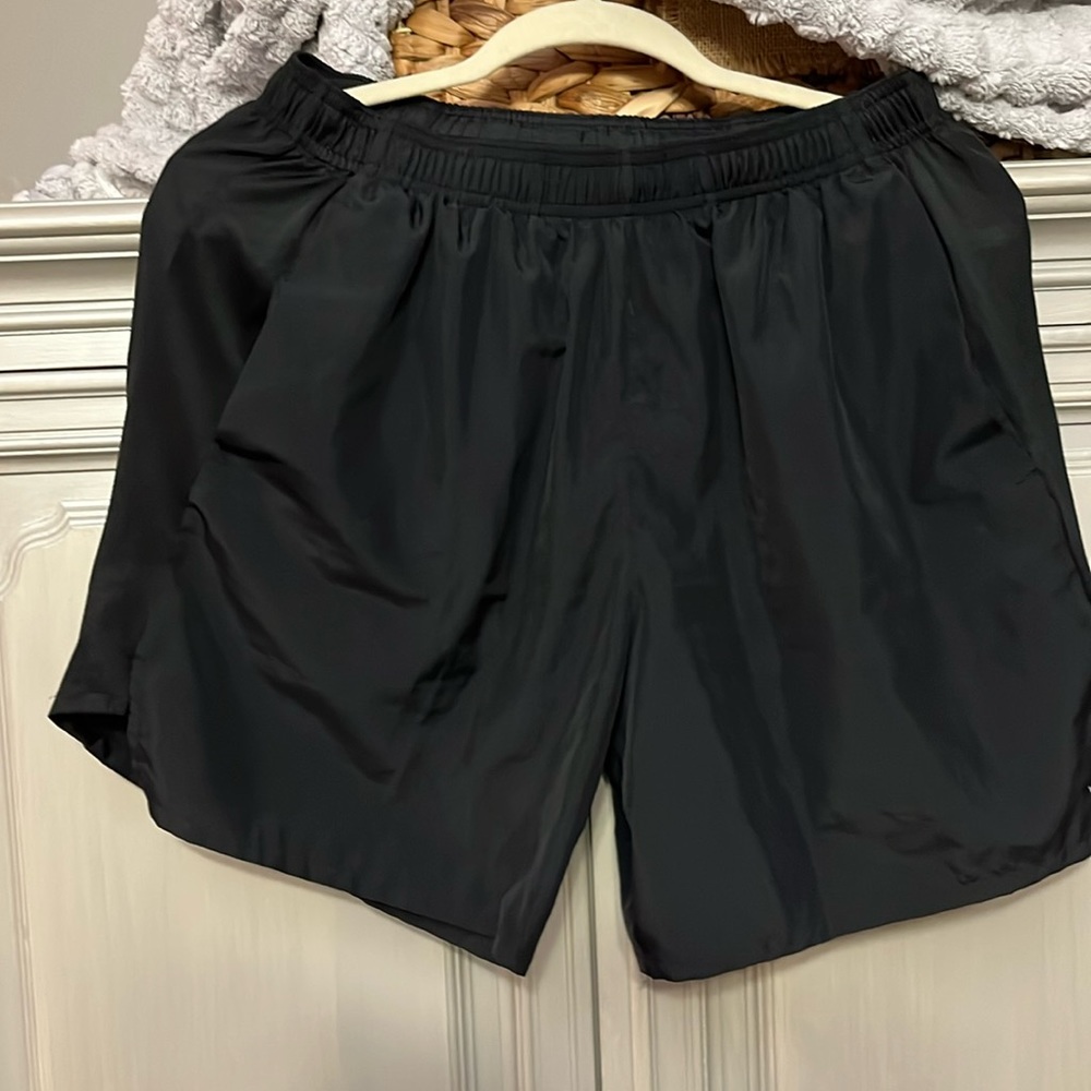 Nike black dry fit shorts, lined.  Xl